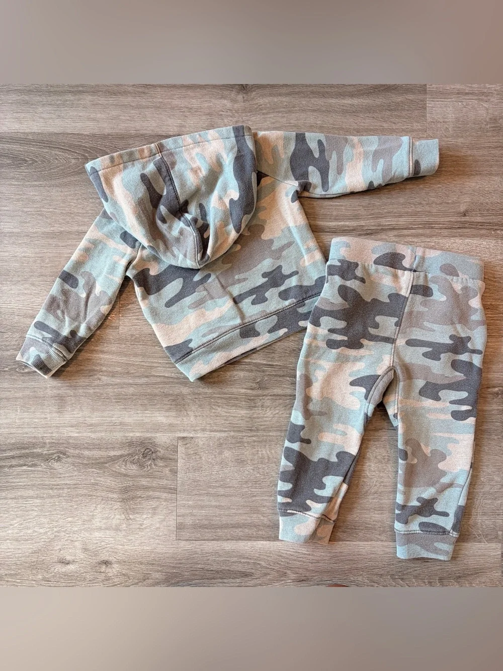 Wonder Nation toddler boys camo matching set